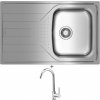 Teka UNIVERSE 45 T-XP 1B 1D nerezová oceľ + Deante ASTER BCA 062M chróm
