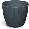 Kvetináč 11,9cm antracit plastový DLAM120-S433 LAMIA PROSPERPLAST