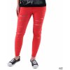nohavice jeans VANS High Rise Back Zip Flame