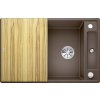 Blanco AXIA III 45 S kávová s excentrom + drevená krájacia doska 523182