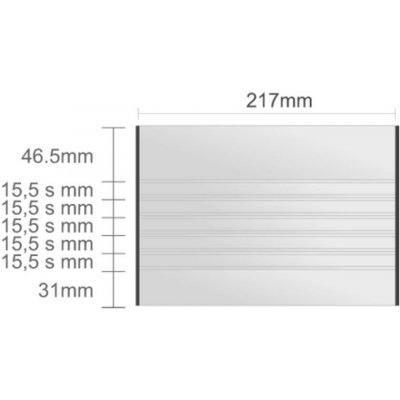 Triline Ac226/BL násten.tabuľa 217x155mm Alliance Classic /46,5+ (5x15,5s)+31