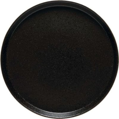 Costa Nova Tanier plytký Notos 27,6 cm čierny,vyvýšený okraj 6 ks