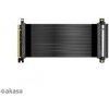 AKASA kabel RISER BLACK X2 Premium PCIe 3.0 x 16 Riser, 100cm AK-CBPE01-100B