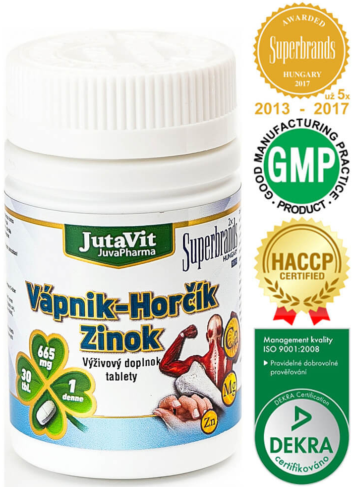 JutaVit Vápnik horčík zinok 90 tabliet od 5,96 € - Heureka.sk