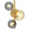 Zuma Line Villa nástenná lampa 3x3.5 W zlatá-sivá-jantárová MB5918-3-EGN