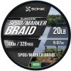 Sonik Šnúra Spod Marker Braid 300m 0,18mm 9,07kg