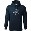 Konektory - Mikina pánska Cape s kapucňou - 2XL ( Tmavomodrá (takmer čierna) )