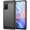 Púzdro MG Carbon Case Flexible silikónový Xiaomi Poco M4 Pro 5G, čierne