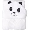 Detská deka Happy Baby biela – panda