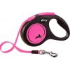 Vodítko Flexi New Neon S páska 5 m ružové (do 15 kg)