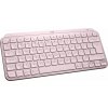 Klávesnica Logitech MX Keys Mini Minimalist Wireless Illuminated Keyboard, Rose - US INTL (920-010500)