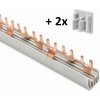 HORA eTec GmbH Lišta prepojovacia - vidlička - 3P/10mm2/210mm 63A - U3x4-10/210