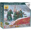 ZVEZDA Wargames WWII figurky 6210 Ger. Machine-gun with Crew Winter Uniform 1:72