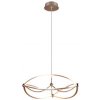 LED závesné osvetlenie Trio Charivari mosadz 321210108