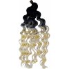 Africké Vlasy Deep Wave vlnité čierna-svetlý blond ombré T1B/613