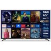 RCA Roku Smart TV – LED 4K Ultra HD – 65 palcov/165 cm – aplikácie na streamovanie, AirPlay a hotelový režim – 3x HDMI, 2x USB, CI+ – trojitý tuner DVB-T/T2/S/S2/C – bezrámový dizajn – vyrobené v Eind