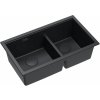 Quadron Logan drez graniteq 76x45 cm čierna HQL7645U7BLMU