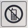 COBRA PIKTOGRAMY Povrch: IN - nerez, Prevedenie: ZÁKAZ TELEFONOVANIA