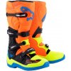 Boty TECH 5, ALPINESTARS (oranžová fluo/žlutá fluo/modrá/černá, vel. 40,5)