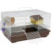 Panama Pet Cage pro hlodavce bílá/hnědá 47 x 30 x 27 cm