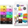 Fimo Polymérová hmota sada Effect Neónové farby 12x25g