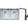 Súprava nerezový drez Franke Box 127.0370.188, kuchynská batéria Franke Mythos 115.0550.441