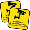 abenys nálepka - priestor monitorovaný kamerový systémom 2ks