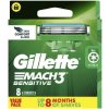 Gillette Mach3 Sensitive náhradné brity 8 ks
