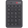 C-TECH klávesnica KBN-02W, bezdrôtová, numerická, 23 kláves, USB slim čierna