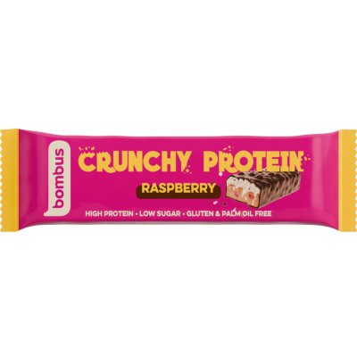 Bombus Protein crunchy bar malina 50 g