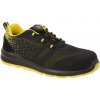 PORTWEST COMPOSITELITE WIRE LACE SAFETY TRAINER KNIT S1P FT08 / Bezpečnostná poltopánka S1P - čierna / žltá 43