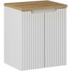 Súprava skrinka Comad Nova White NOVA WHITE 82-50-2D, doska Comad Nova Oak NOVA OAK A 89-50