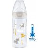 NUK FC+ fľaša s kontrolou teploty 300 ml - béžová