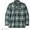 Patagonia organic cotton MW Fjord flannel shirt guides nouveau green XXL