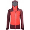 Ortovox WESTALPEN 3L JACKET W coral S; Červená bunda