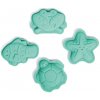Bigjigs Toys Silikónové formičky zelené Eggshell