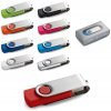 CLAUDIUS 8GB. 8 GB USB flash disk s kovovým klipom - Sivá