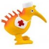 Hračka pes NURSE latex,pískací,oranžová KW 13 cm