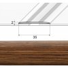 EFFECTOR Prechodová lišta A08 Dub Zámkový 93cm samolepiaca