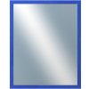DANTIK - Zrkadlo v rámu, rozmer s rámom 80x100 cm z lišty RETRO modrá (2532)