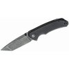CIVIVI C2023DS-1 Brazen vreckový nôž 8,8 cm, Tanto, damašek, čierna, Micarta