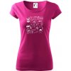 Veselá zubárka - Dámske tričko Pure - XL ( Fuchsiová )