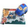 TOP BRIGHT Drevené puzzle s hračkou: Policajné auto 24 dielikov