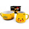 CurePink Keramický set Pokémon Pikachu misky hrnku 385 ml BS0003 858 ml