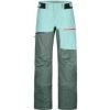 Ortovox 3L Ravine Shell Pants W arctic grey S; Zelená kalhoty
