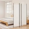 VidaXL Paraván 350178 obojstranný biely 150 x 200 cm