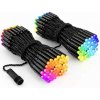 Farebné svetlá vonkajšie Twinkly string PRO DUAL svetelná reťaz vonkajšia, 2×125 RGB diód, IP67 čierny kábel 2×12,5 m