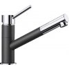 Blanco Kano S - Drezová batéria s výsuvnou koncovkou, antracit/chróm 525038
