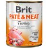 BRIT Pate&Meat Turkey 800 g paštéta s morčacím mäsom