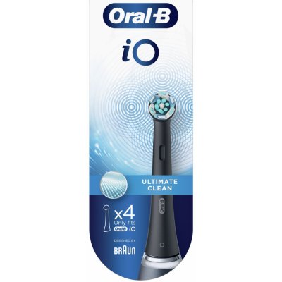 Oral-B Čistiace hlavice iO Ultimate Clean Black 4 ks